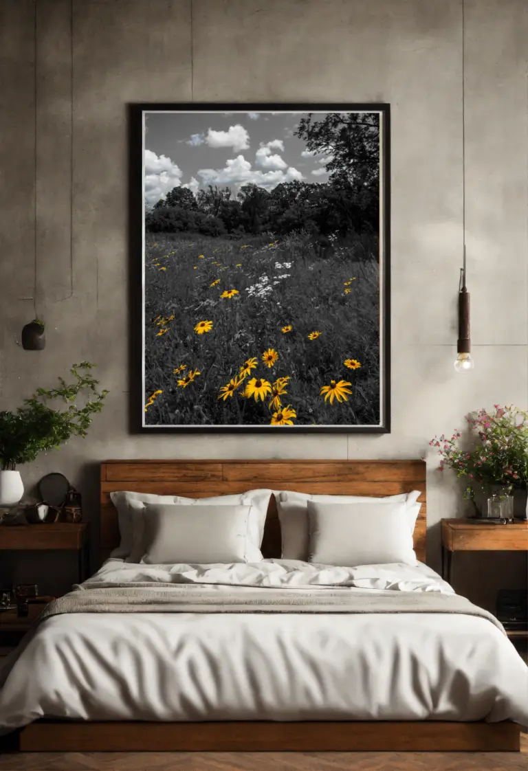 Black-Eyed Susan SunFlowers MockUp