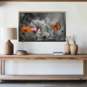 Finding Light: Monarch Butterfly & Transvaal Daisies Art - Thumbnail Image 7