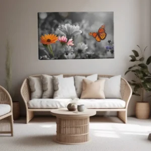 Finding Light: Monarch Butterfly & Transvaal Daisies Art - Thumbnail Image 6
