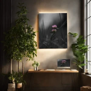 Light Finds the Bloom - Red Clover Art - Thumbnail Image 2