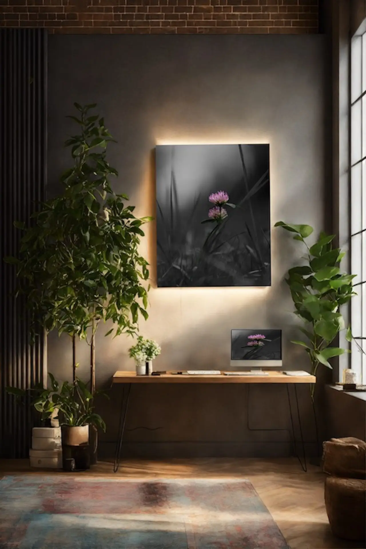 Light Finds the Bloom - Red Clover Art - Image 2