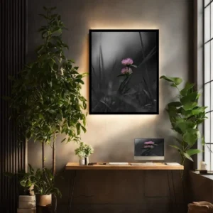 Light Finds the Bloom - Red Clover Art - Thumbnail Image 3