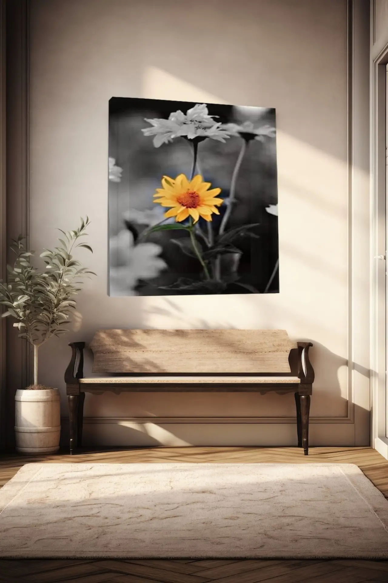 Resilient in Stillness - Smooth Oxeye Sunflowers - Image 3