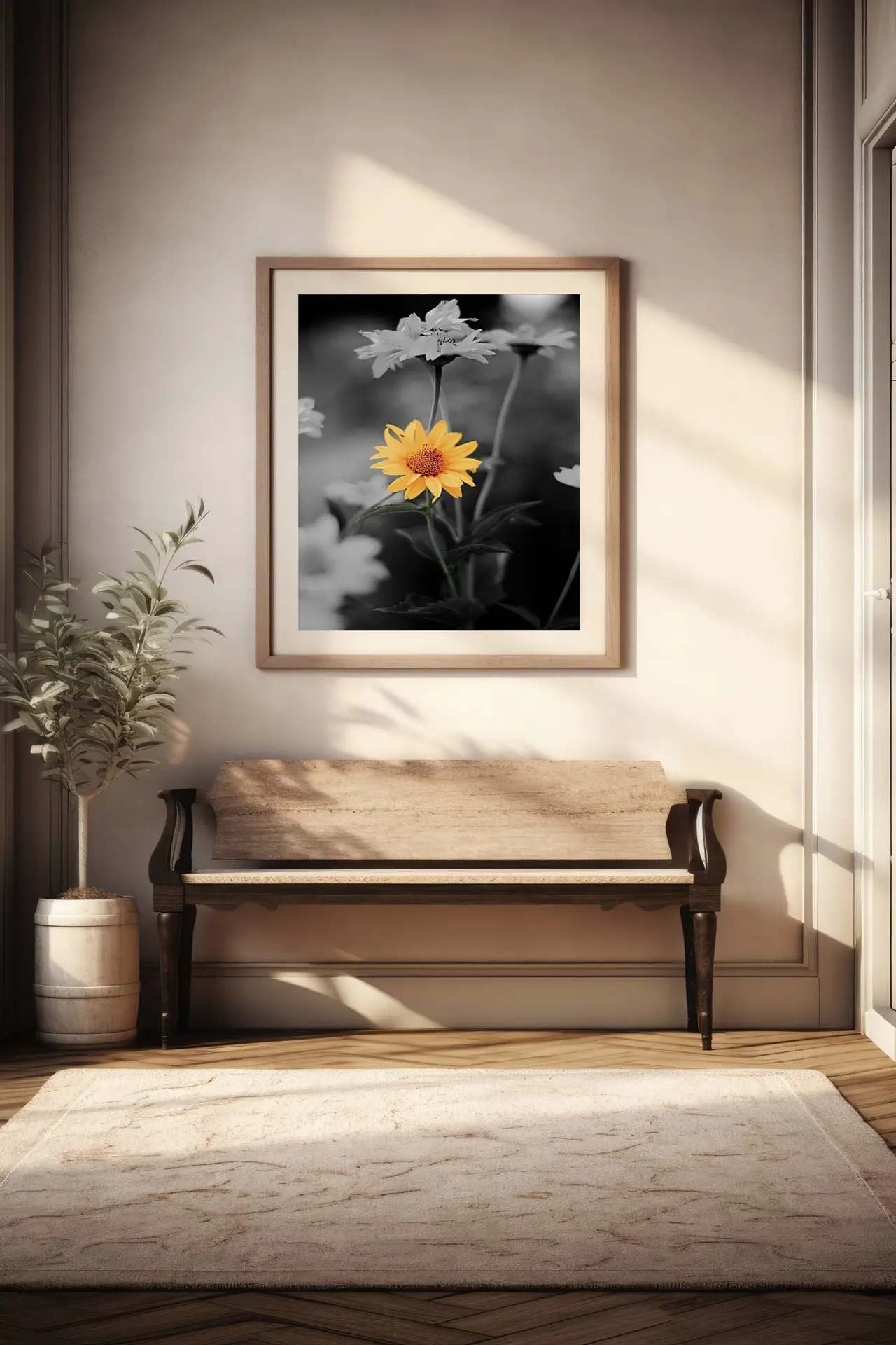 Resilient in Stillness - Smooth Oxeye Sunflowers - Image 2